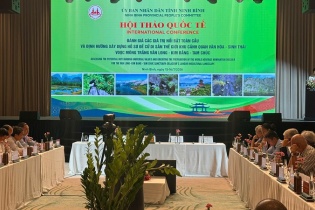 Ninh Bình tổ chức hội thảo quốc tế về hồ sơ đề cử Di sản thế giới Vân Long - Kim Bảng - Tam Chúc