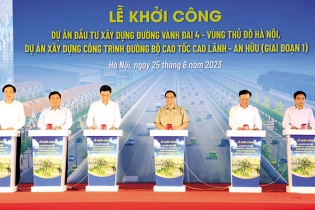 Dự án đường Vành đai 4 - Vùng Thủ đô: Tăng tốc từng ngày