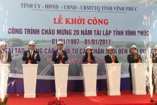 Cải tạo, nâng cấp Quốc lộ 2B từ cầu Chân Suối đến khu du lịch Tam Đảo 1