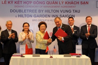Hilton tiếp tục quản lý 2 khách sạn của BRG tại Vũng Tàu và TP. Hồ Chí Minh