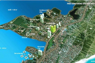 Hà Nội giao Sun Group lập quy hoạch khu vui chơi giải trí và dịch vụ khách sạn, thương mại tại bán đảo Quảng An (quận Tây Hồ)