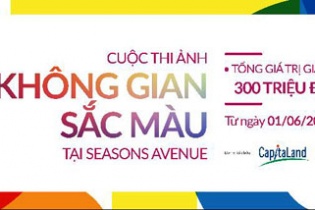 "Không gian sắc màu" tại Seasons Avenue 