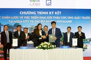Phan Vũ và Novaland ký hợp tác chiến lược thi công Khu đô thị Aqua City