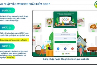 Ứng dụng chuyển đổi số trong phát triển sản phẩm OCOP 