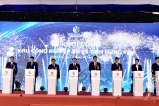Hưng Yên khởi công Khu công nghiệp số 5 thuộc KCN và đô thị dịch vụ Lý Thường Kiệt