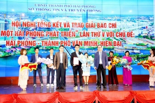 Báo Đầu tư đoạt giải báo chí “Vì một Hải Phòng phát triển” lần thứ V