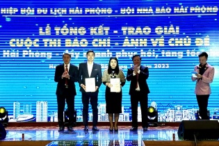 Hải Phòng trao giải cuộc thi báo chí, ảnh về chủ đề du lịch 
