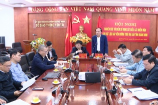 Quảng Ninh đề xuất mở rộng thí điểm dùng cát biển làm nền đường