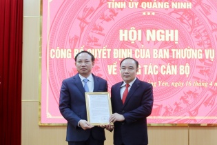 Quảng Ninh bổ nhiệm, điều động nhiều cán bộ sở, ngành