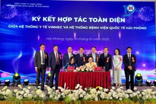 Hệ thống y tế Vinmec và hệ thống Bệnh viện Quốc tế Hải Phòng hợp tác toàn diện