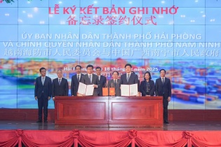 Hải Phòng mở rộng hợp tác với Khu tự trị dân tộc Choang Quảng Tây, Trung Quốc