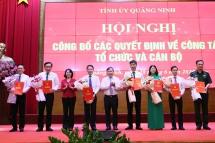 Quảng Ninh điều động, bổ nhiệm cán bộ quy mô lớn trước ngày 1/7