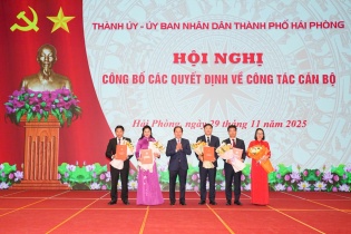 Hải Phòng điều động, bổ nhiệm nhiều lãnh đạo sở, ngành