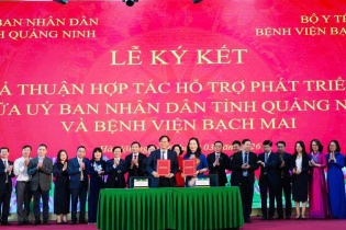 Quảng Ninh và Bệnh viện Bạch Mai ký kết hợp tác hỗ trợ phát triển y tế