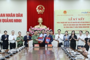Quảng Ninh và MobiFone hợp tác về chuyển đổi số