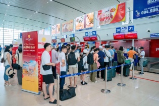 Các đường bay Hải Phòng của Sun PhuQuoc Airways đạt tỷ lệ lấp đầy lên tới 98,3% ngày cất cánh