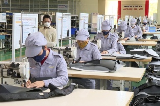 Bão vừa tan, hơn 30 nhà máy ở Khu công nghiệp Thaco Chu Lai đã hoạt động trở lại