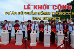Thừa Thiên Huế xây dựng đê chắn sóng cảng Chân Mây 757 tỷ đồng