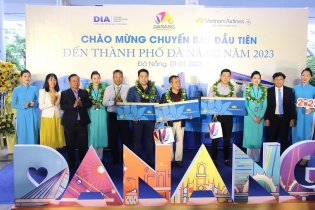 Hơn 170 du khách Hàn Quốc đến Đà Nẵng trong ngày đầu tiên của năm 2023