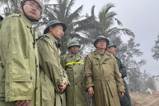 Phó Thủ tướng Trần Hồng Hà kiểm tra công tác ứng phó mưa lũ tại Đà Nẵng