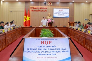 Quảng Ngãi tháo gỡ vướng mắc hàng chục dự án tồn đọng kéo dài
