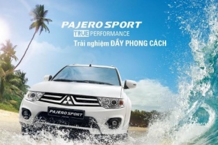 Pajero Sport bắt đầu hành trình chinh phục Việt Nam