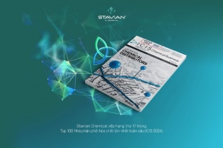 Stavian Hóa chất thăng hạng trên bảng xếp hạng 100 nhà phân phối hóa chất lớn nhất toàn cầu