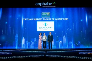 Tập đoàn Stavian nhận cú đúp giải thưởng trong Bảng xếp hạng Nơi làm việc tốt nhất Việt Nam 2024