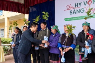 MG Việt Nam hỗ trợ phủ xanh đất trống, đồi trọc, vì một tương lai xanh
