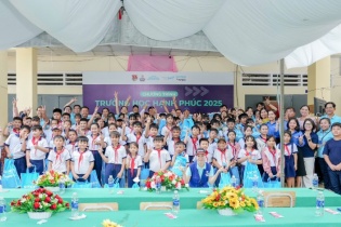 Suntory PepsiCo Việt Nam tiếp tục nối vòng tay nhân ái, góp phần xây dựng Trường học Hạnh phúc tại Tây Ninh