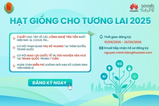 Huawei Việt Nam khởi động mùa thứ 10 chương trình “Hạt giống cho tương lai” Huawei Việt Nam khởi động mùa thứ 10 chương trình “Hạt giống cho tương lai”