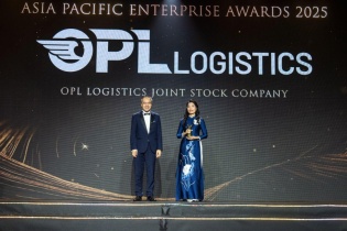 OPL Logistics được vinh danh tại Giải thưởng Doanh nghiệp châu Á 2025