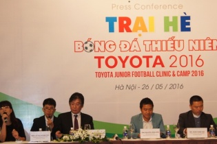 Toyota Việt Nam tổ chức sân chơi bóng đá cho thiếu niên trong hè 