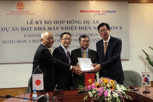 Ký chính thức Hợp đồng BOT Nhiệt điện Nghi Sơn 2