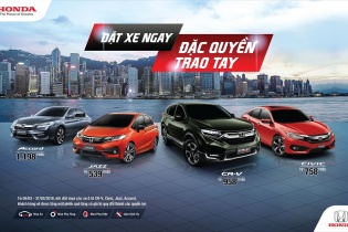 Honda Việt Nam công bố giá xe ô tô giảm mạnh để giữ chân khách hàng 