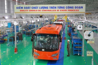 Trường Hải chuyển giao công nghệ sản xuất xe bus Thaco County cho đối tác Kazakhstan 