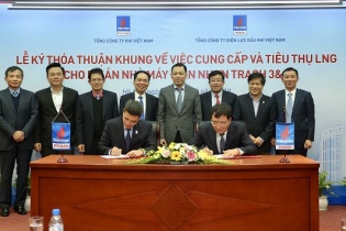 Ký thỏa thuận khung cấp LNG cho Nhà máy điện Nhơn Trạch 3 và 4