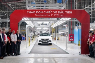VinFast hoàn thành sản xuất thử nghiệm chiếc xe LUX SUV đầu tiên