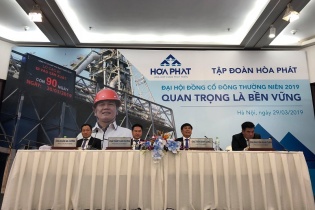 Cổ đông lăn tăn khi Hòa Phát đặt mục tiêu lợi nhuận năm 2019 thấp 