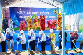 Tập đoàn Năng lượng Banpu khởi công Nhà máy điện gió số 3 tỉnh Sóc Trăng 