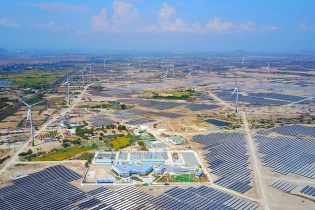 Trung Nam khẩn trương xây dựng dự án điện mặt trời 450 MW tại Ninh Thuận