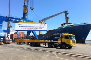 Thaco tiếp tục xuất khẩu sơmi rơmoóc sang Mỹ 