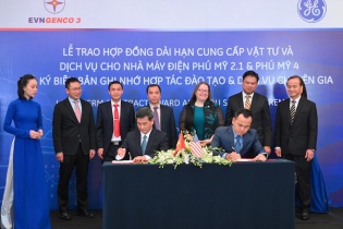 GE sẽ cải thiện hiệu suất và độ ổn định cho nhà máy điện Phú Mỹ của EVNGENCO3