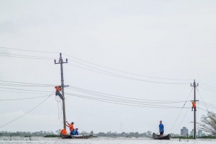 Bão số 12 không ảnh hưởng tới lưới điện 500/220 kV 