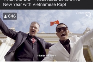 Đại sứ Mỹ tại Việt Nam chúc mừng năm mới bằng RAP