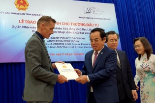 Dự án LNG Bạc Liêu kỳ vọng khởi công cuối năm 2021