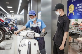 Piaggio tăng thời gian bảo hành xe máy lên 5 năm