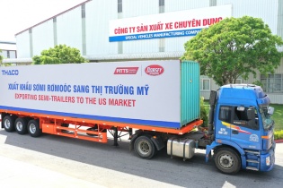 THACO đẩy mạnh xuất khẩu sơmi rơmoóc sang Mỹ 