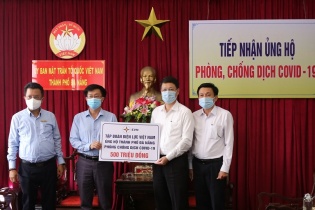 EVN ủng hộ 1,5 tỷ đồng cho ba địa phương chống dịch 