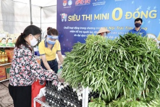 Hà Nội mở siêu thị mini 0 đồng cho lao động nghèo 